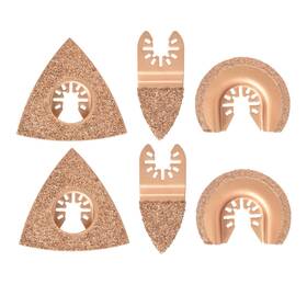 Es5052 Ettonsun 6 Pcs Universal Carbide Oscillating Saw Blades Mixed Multitool Semici