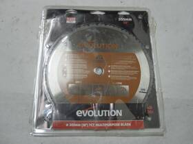 Evolution 849713011268 Rage 355 Tct 25.4mm Cutting Blade 36t Wood Steel Aluminium Plastic