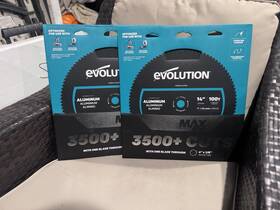 Evomax14al Evolution Power Tools 14 Inch 100t Professional Grade Aluminum Tct Blade