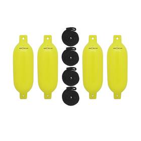 3006.7644 Extreme Max Boattector Inflatable Fender Value 4-pack - 6.5 Inch X 22