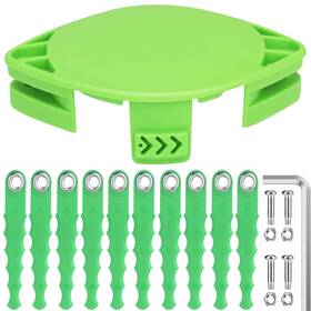 Ac41rl3 Eyoloty Blades Head And 27ft 0.065 Inch Replacement Line Spool Compatible With Home