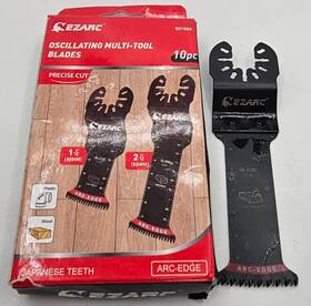 801904 Ezarc Qty 10 Oscillating Multi Tool Blades For Wood And Plastic