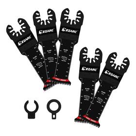 Olj32c Ezarc Japanese Tooth Oscillating Saw Blades - 5 Pcs Extra-long Reach Arc Edge Cr