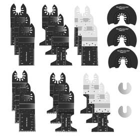Lql-ht-241216 Farady 23 Pieces Oscillating Tool Saw Blades Quick Release Multitool Bla