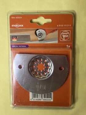63502113210 Fein Oscillating Tool Blade Semi-circular