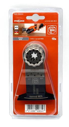 63502225290 Fein New Starlock E-cut Curved 10pk Oscillating Tool Blade Free Sh