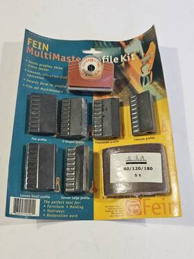 63806182029 Fein Multimaster Profile Kit 80/120/180 Made In Germany Sealed