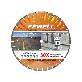 Fwjl031497 Fewell 20 Inch Concrete Diamond Saw Blade Asphalt Multi-purpose For