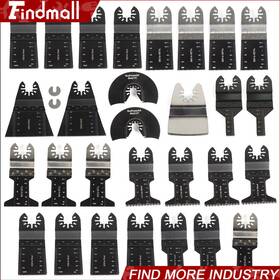 798460 Findmall 31pcs Universal Quick Release Multitool Blades For Wood Metal Drywall