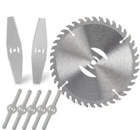 Firdnyohs 714243866049 8 Pack Grass Trimmer Blade Heads Replacements- 40 T And 2 Stainless Steel