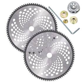 X80t Fjcswj 787188808214 2 Pack 10 Inch Carbide Tip Brush Cutter Blades For Trimmer Weed Eat