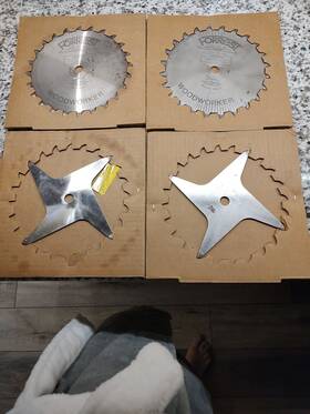 By24t Forrest Two Woodwork Saw Blades 8 Inch With Dados