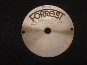 St05 Forrest Saw Blade Stabilizer/stiffener 5/8 Inch Arbor 5 Dia