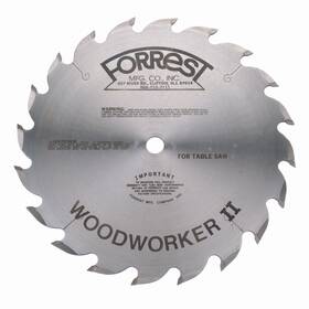 Ww10206100 Forrest Woodworker Ii 10 Inch 20t Rip Blade Thin Kerf