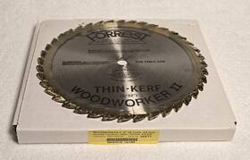 Ww10406100 Forrest 10 Inch Woodworker Ii Saw Blade - 40 Teeth Thin Kerf Modified #6 Atb R New