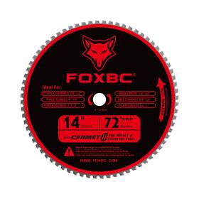 Fox-d1472cf Foxbc 14 Inch Metal Steel Cutting Saw Blade 72 Tooth For Evolution ... Fast Ship