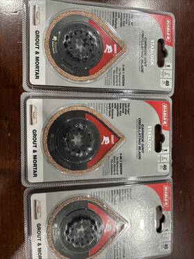 3-diablo Freud 008925155331 Doscgx Starlock Oscillating Blade For Grout And Mortar 40 Grit 2-3/4 Inch