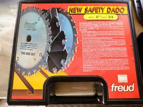 D306m Freud Safety 6 Inch Carbide Dado Set - 24 Teeth 13/16