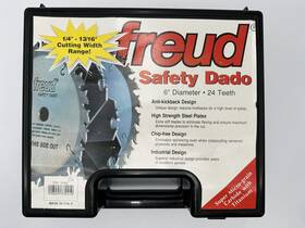 Sd306 Freud 6 Inch X 24 Teeth Safety Dado Set Cutting Width Range 1/4 -13/16 Euc