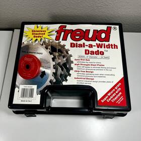 Sd606 Freud 6-inch Dial-a-width Dado Euc Made In Italy
