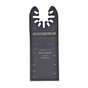 Genesis 313037521586 1-3/8 Inch Quick-fit Bi-metal Universal Oscillating Tool Blade 1-pack