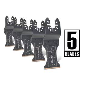 Genesis 313048324343 Universal 1-3/8 Inch Quick-fit Carbide Oscillating Multi-tool Quick-release Carbi