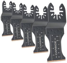 Gamt541c-5 Genesis 811285021082 Universal 5-piece Quick-fit 1 3/8 Inch Oscillating Multi-tool Quick-re