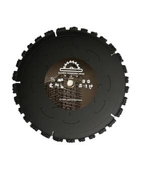 Gdmo14250 Global Diamond Pros G D P 14 Inch X .250 Tungsten Carbide Saw Blade For Demolition Fire
