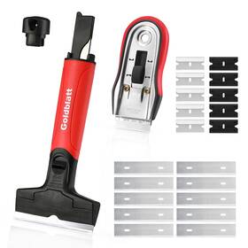 G25808ae Goldblatt 2 Pieces Razor Blade Scraper With 20-piece Blades To