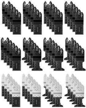 Gorware 736385495468 60pcs Oscillating Saw Blades Bi-metal Quick Release Multitool