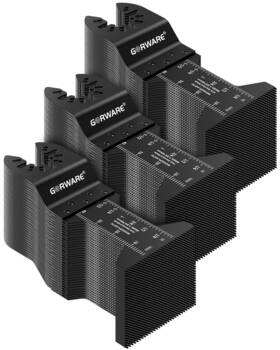 Gorware 736385495499 100pcs Oscillating Tool Blades Wood Plastic Universal 1-3
