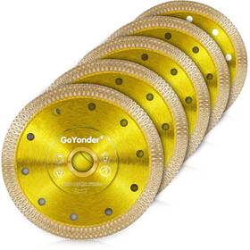 Goyonder 666389653352 4.5 Inch Super Thin Tile Saw Blade Diamond For Angle Grinder