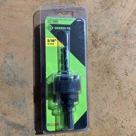 38504 Greenlee 5/16-inch Hex Shank Quick Change Arbor For 1-1/4 To 2 Inch Hole Saws