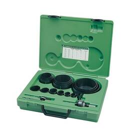 Greenlee 783310034797 890 19-piece Industrial Maintenance Hole Saw Set 3/4 Inch -4-3/4