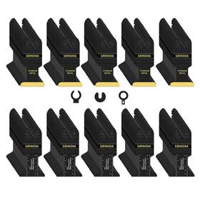 Otb-003 Grinoxa 200pcs Multitool Blades Universal Titanium Oscillating Saw For Wood P