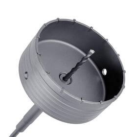 Grixlen 759357573889 6-1/16 Inch 154mm Concrete Hole Saw With 220mm Sds Plus Shank Connecting Ro