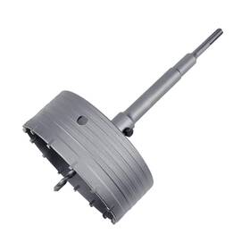 Grixlen 759357573896 6-1/8 Inch 155mm Concrete Hole Saw With 220mm Sds Plus Shank Connecting Rod