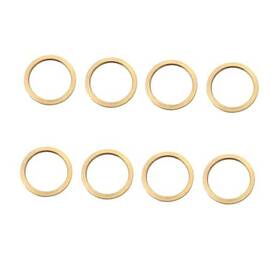 Gslxxdq038 Gslxx 8pcs Saw Blade Bushings - 5/8 Inch To 1/2 Brass Adapter Washers -1/2