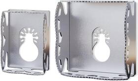 Ys-2jt Gstk 2-piece Stainless Steel Square And Rectangle 3 3/4 Inch X 4 Cutout Slot Cutter