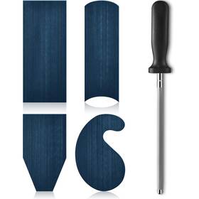Lau-gueevin-4 Gueevin Cabinet Scraper Burnisher With 4 Piece Multi Shaped Set Manganese Ste