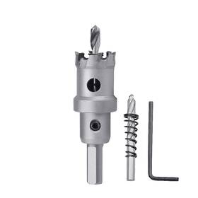 Guicgoc 723497693264 13mm 1/2 Inch Metal Steel Hole Saw With 2 Drill Bits Cutter For Thick
