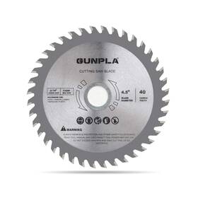 71-6o97-azrk-1 Gunpla 4-1/2-inch 40 Tooth Alloy Steel Tct General Purpose Hard And Soft Wood Cutting Saw