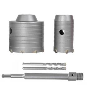 Wadct0ta Gzvvsvzoi Sds Plus Concrete Hole Saw Kits 1-3/5 2-3/4 In 40mm 70mm Tungsten Steel