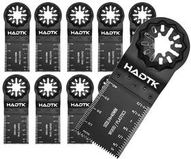 Hadtk 727636822232 Multitool Replacement Blades 10 Pcs Oscillating Tool Saw Fast Smooth