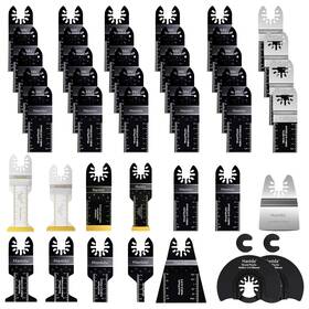 Hanida 313112243204 40pcs Oscillating Multitool Saw Blade Tool Set For Dewalt Fein Makita Milwaukee