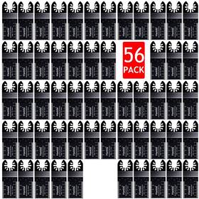 Hanida 787803455977 56pcs Wood Oscillating Multitool Quick Release Saw Blades Compatible With Fei