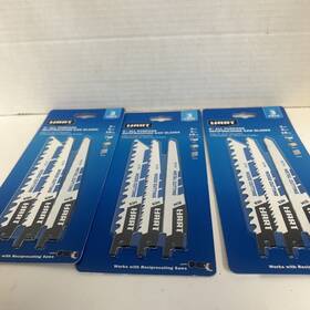 Hacrb04 Hart 3pc 6 Inch All Purpose Reciprocating Saw Blades Wood And Metal