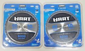 40-carbine Hart Hamsb11 10 Inch Teeth Anti-flex Saw Blade 6000rpm 5/8 Arbor New Lot Of 2