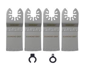 Hm-0004 Hemunc Oscillating Tool Blades 4pcs Multi Diamond Saw For G