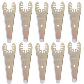 Hm-0010 Hemunc 10pcs Oscillating Tool Scraper Blades Universal Fit Multitool